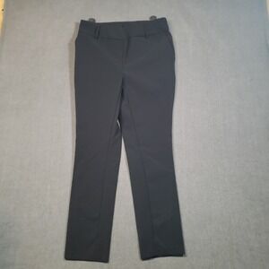 J&L Atelier Dress Pants Womens Small Black Straight Leg Stretch Trousers